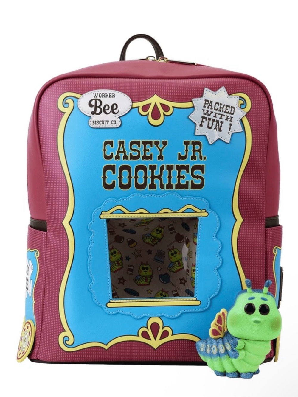 Loungefly Casey Jr. Cookies Backpack & Heimlich Funko Pop